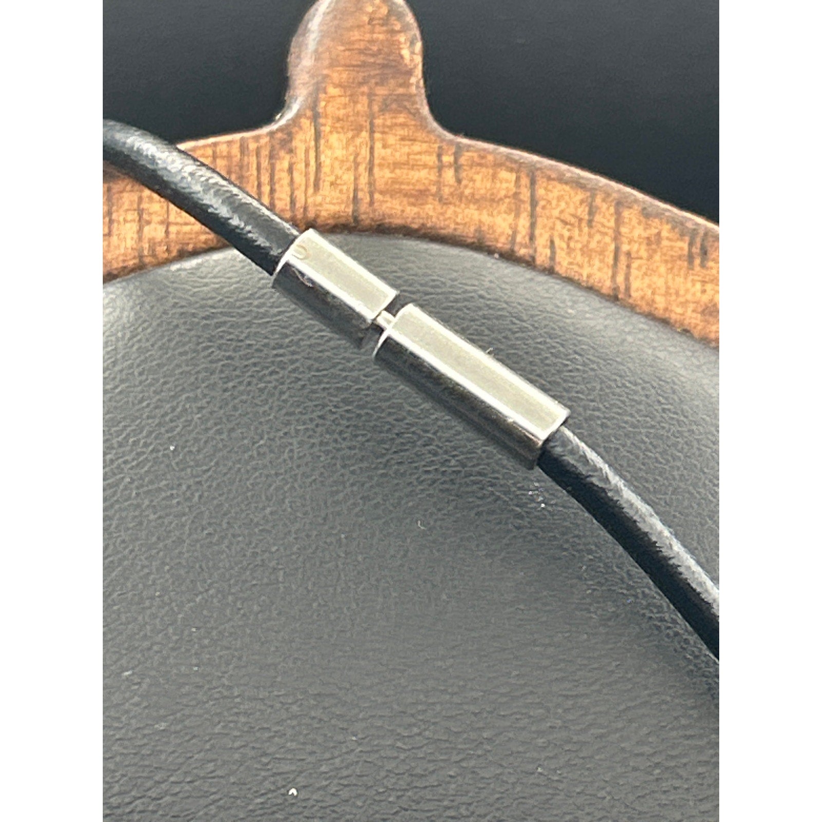 Vintage Handmade Modernist Silver Pendant Necklace | Abstract Bypass