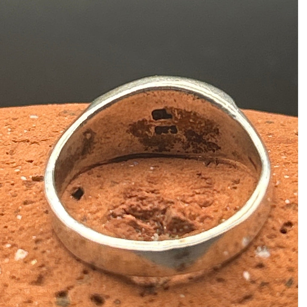 Vintage 90s Sterling Silver Bootleg Nike Swoosh Ring Size 7 Streetwear
