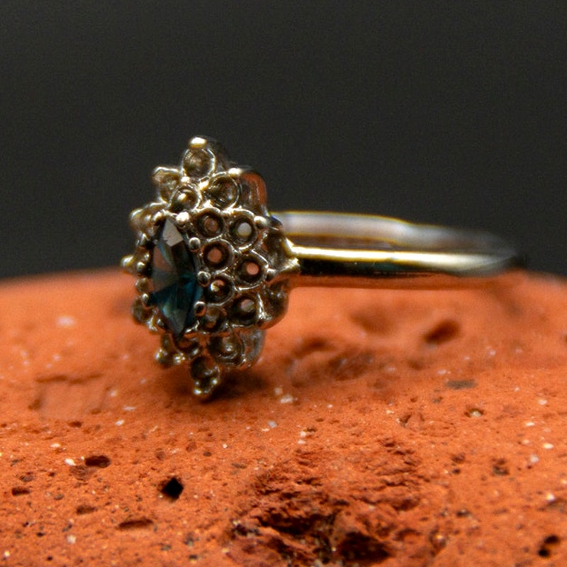Vintage Joseph Esposito ESPO Gold Plated Ring - Size 7