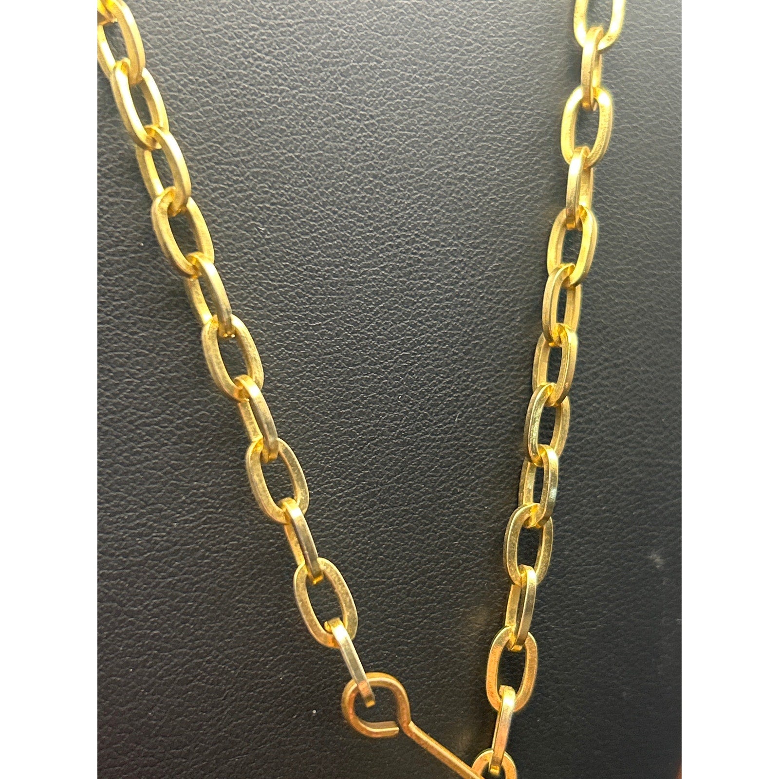 Vintage Gold Tone Poodle Dog Pendant Necklace | 3D Retro Toy Zipper Pull Charm
