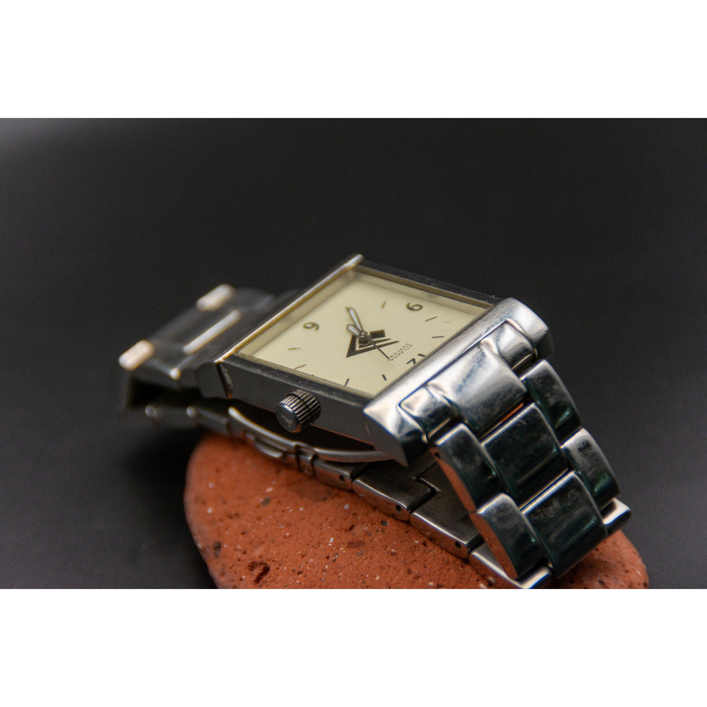 Silpada Designs Stainless Steel Tank or Boyfriend Watch - Needs battery