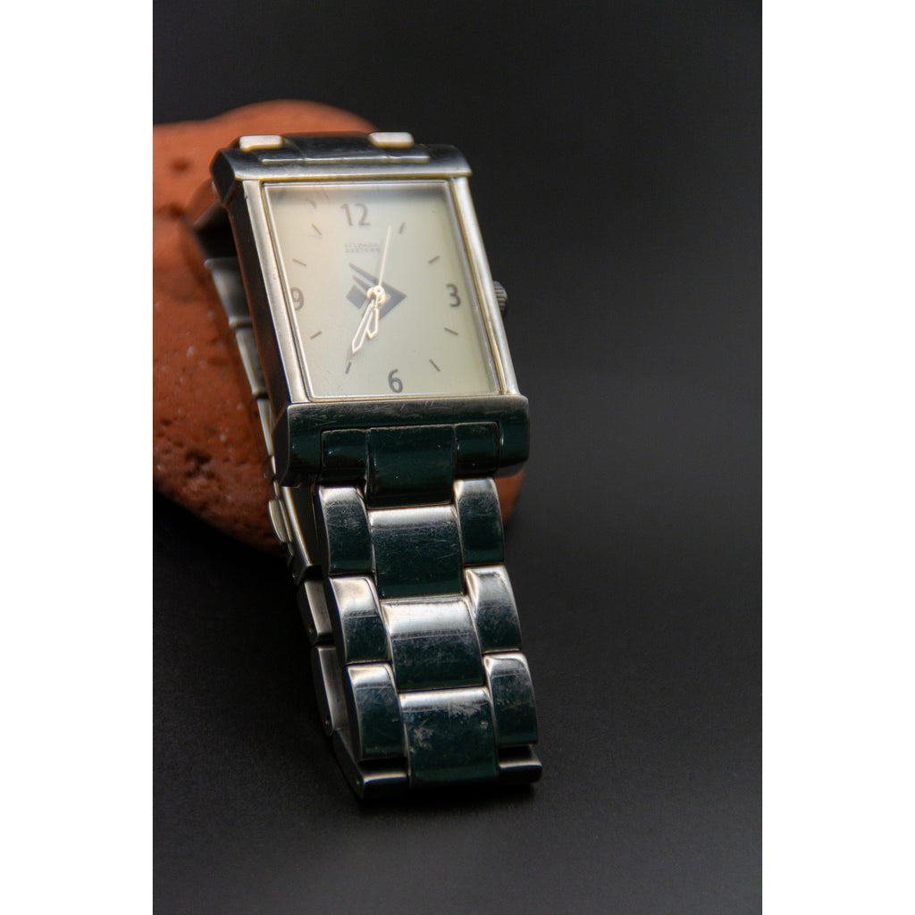 Silpada Designs Stainless Steel Tank or Boyfriend Watch - Needs battery