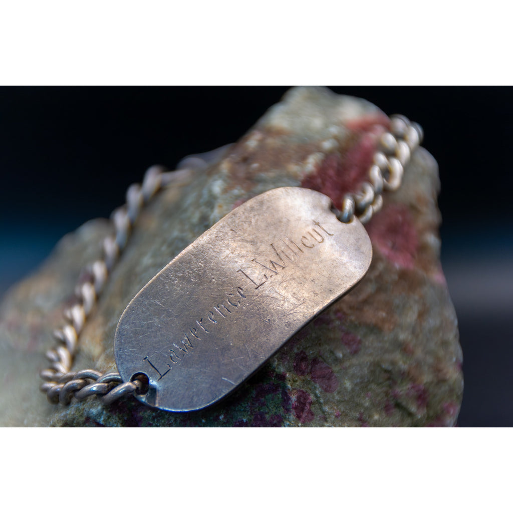 Vintage 1940s ID Bracelet in Sterling Silver - Size 6.75 Double Hook Clasp 20.3g