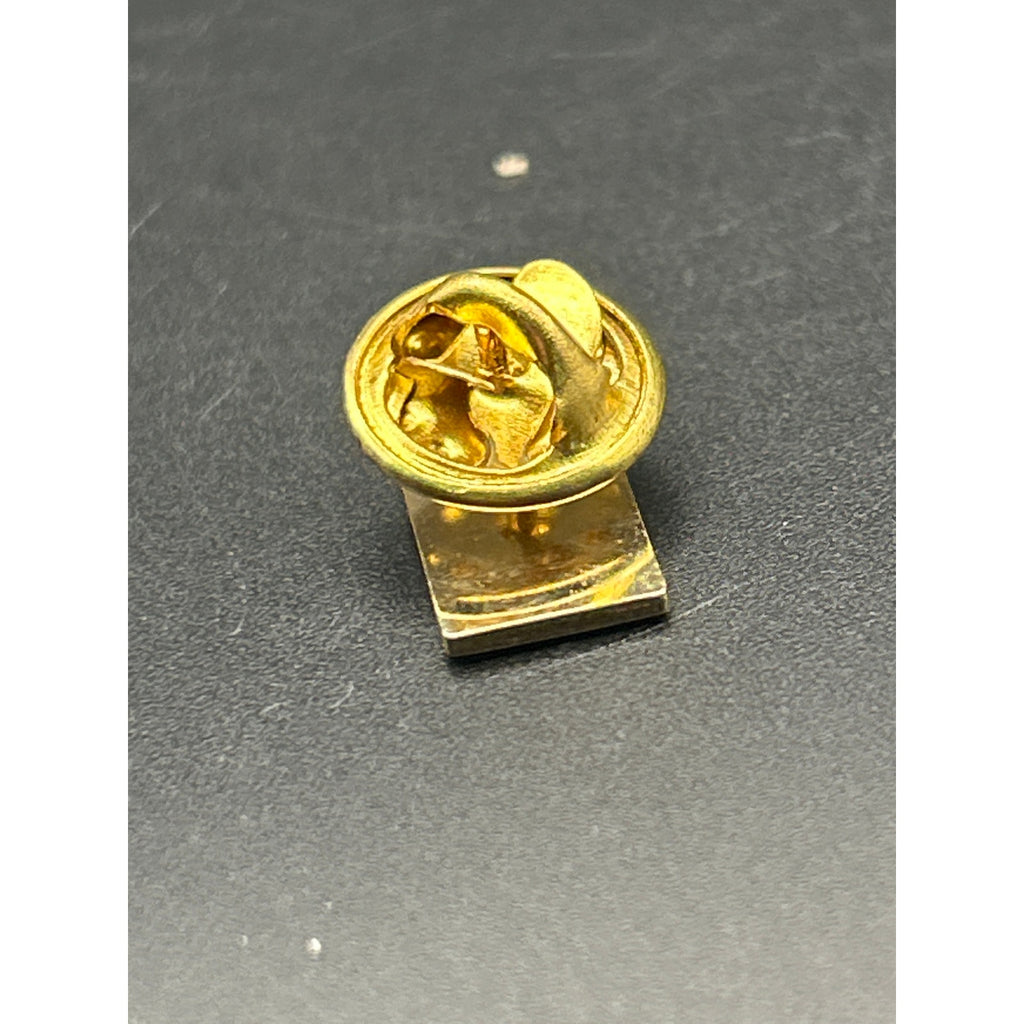 Vintage NYIT Gold Tone Lapel Pin | New York Institute of Technology Alumni Gift