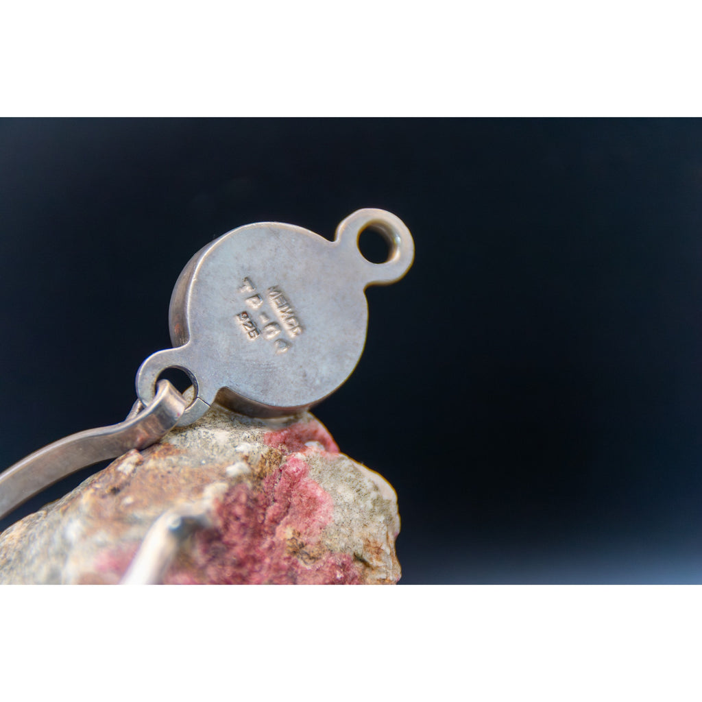 Taxco Mexican Sterling Silver Bracelet - Monogrammed LGJ Size 6