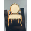 Vintage Gold Tone Enamel French Armchair Chair Brooch Pin - 2 Inch