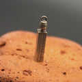 Vtg Germany 835 Silver Frankfurt Goethe Tower Building Travel Bracelet Charm