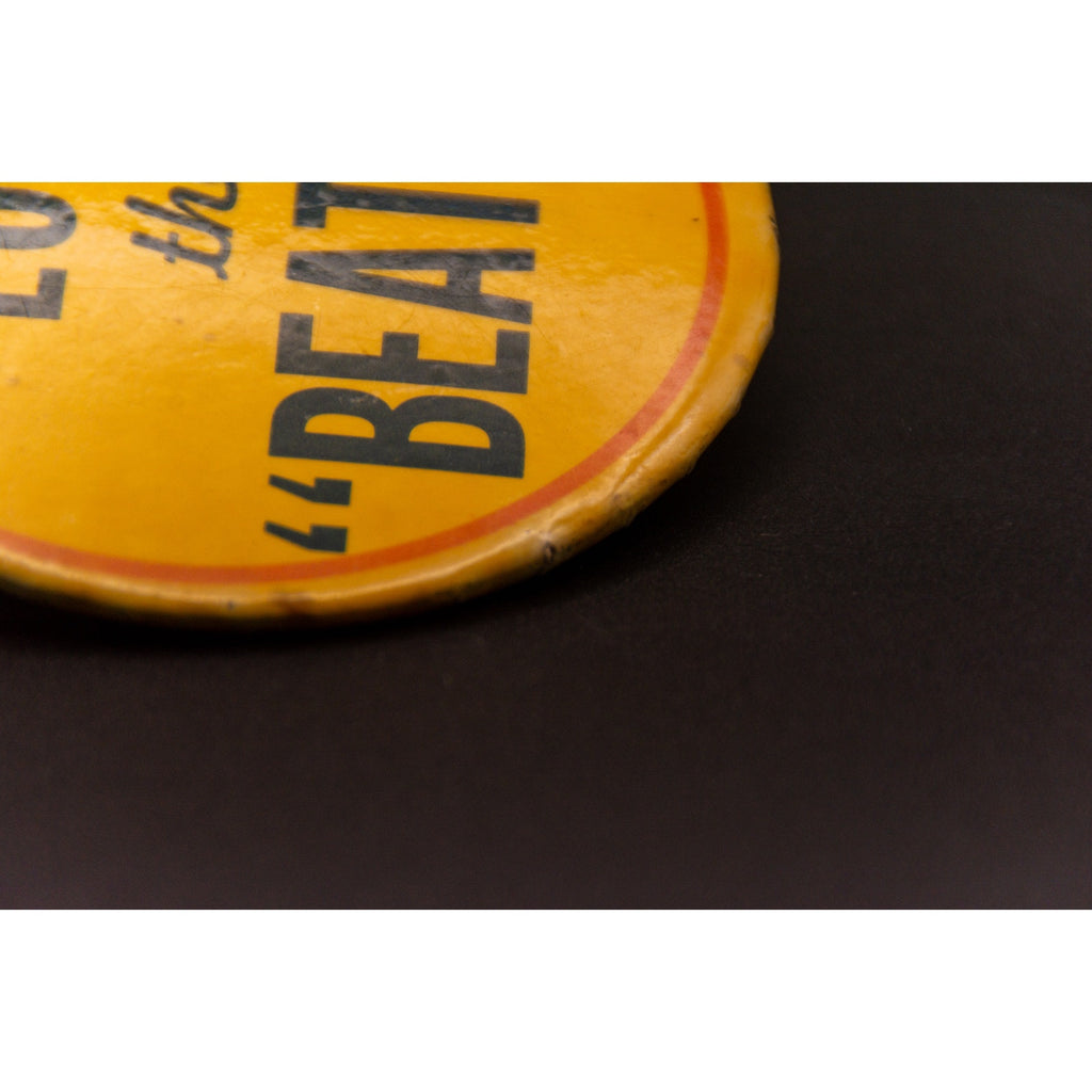 Original Vintage 1960s Beatles Pinback Button - 3" I love the Beatles