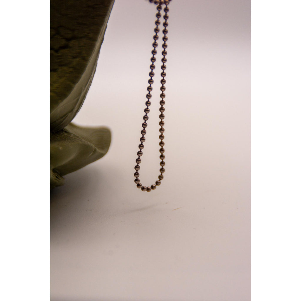Kenneth Cole Sterling Silver 2mm Ball Chain Necklace – 18" Italian 925