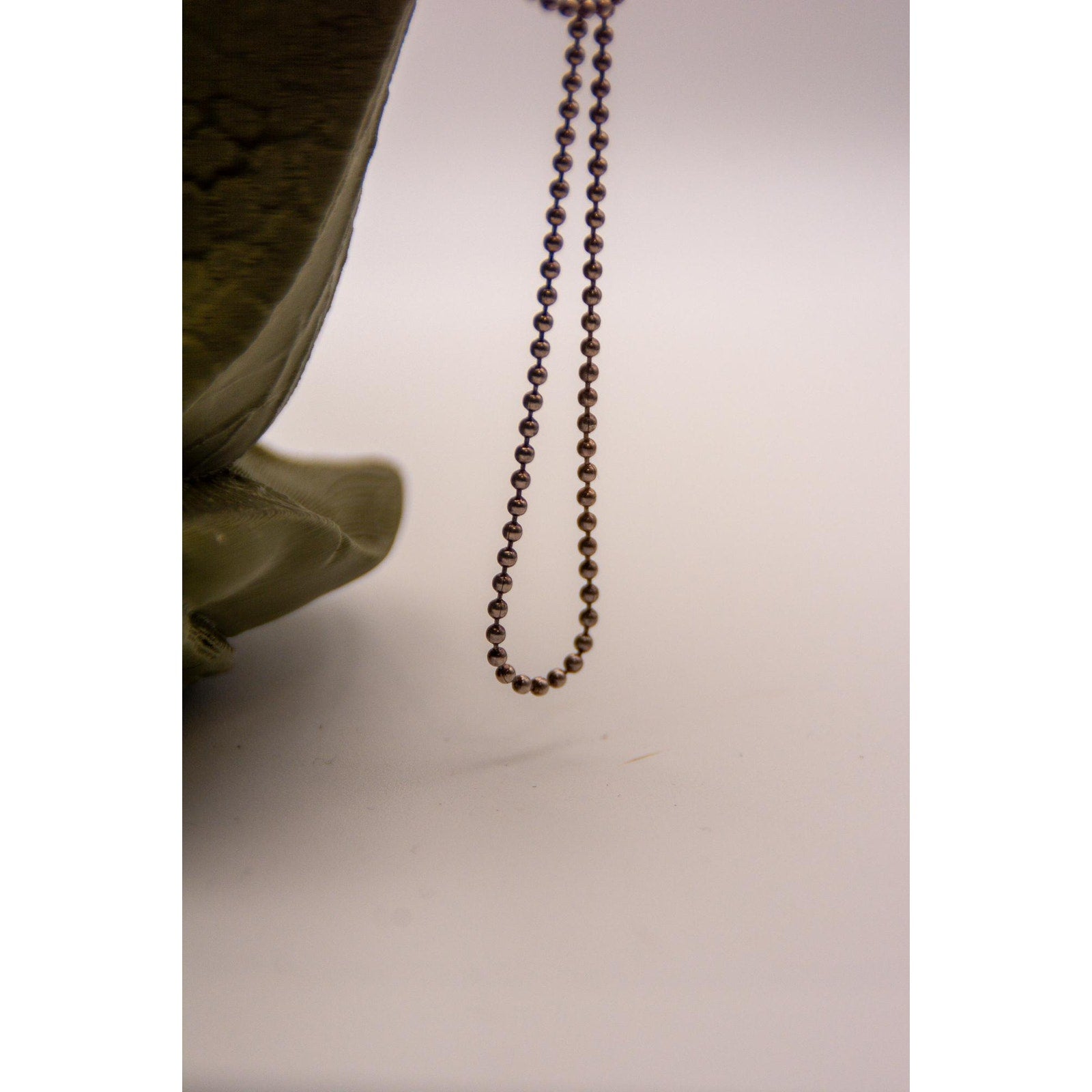 Kenneth Cole Sterling Silver 2mm Ball Chain Necklace – 18" Italian 925