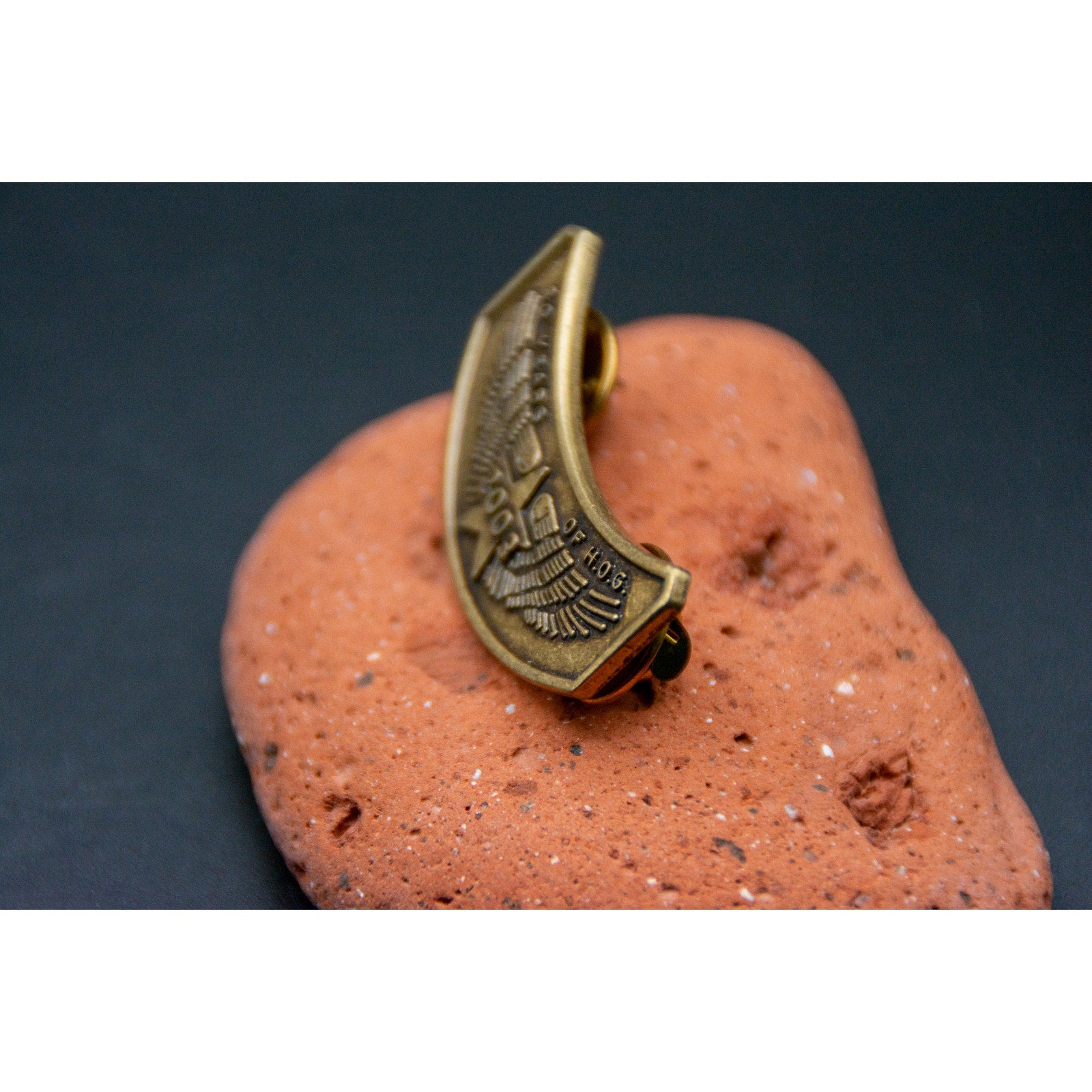 Vintage 2003 Harley Davidson 20 Years Of Hog Brass Lapel Pin