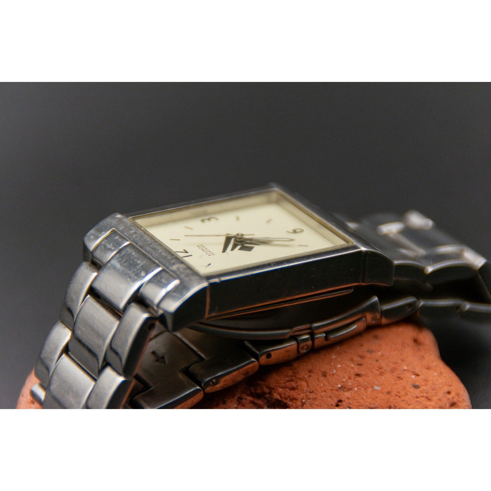 Silpada Designs Stainless Steel Tank or Boyfriend Watch - Needs battery