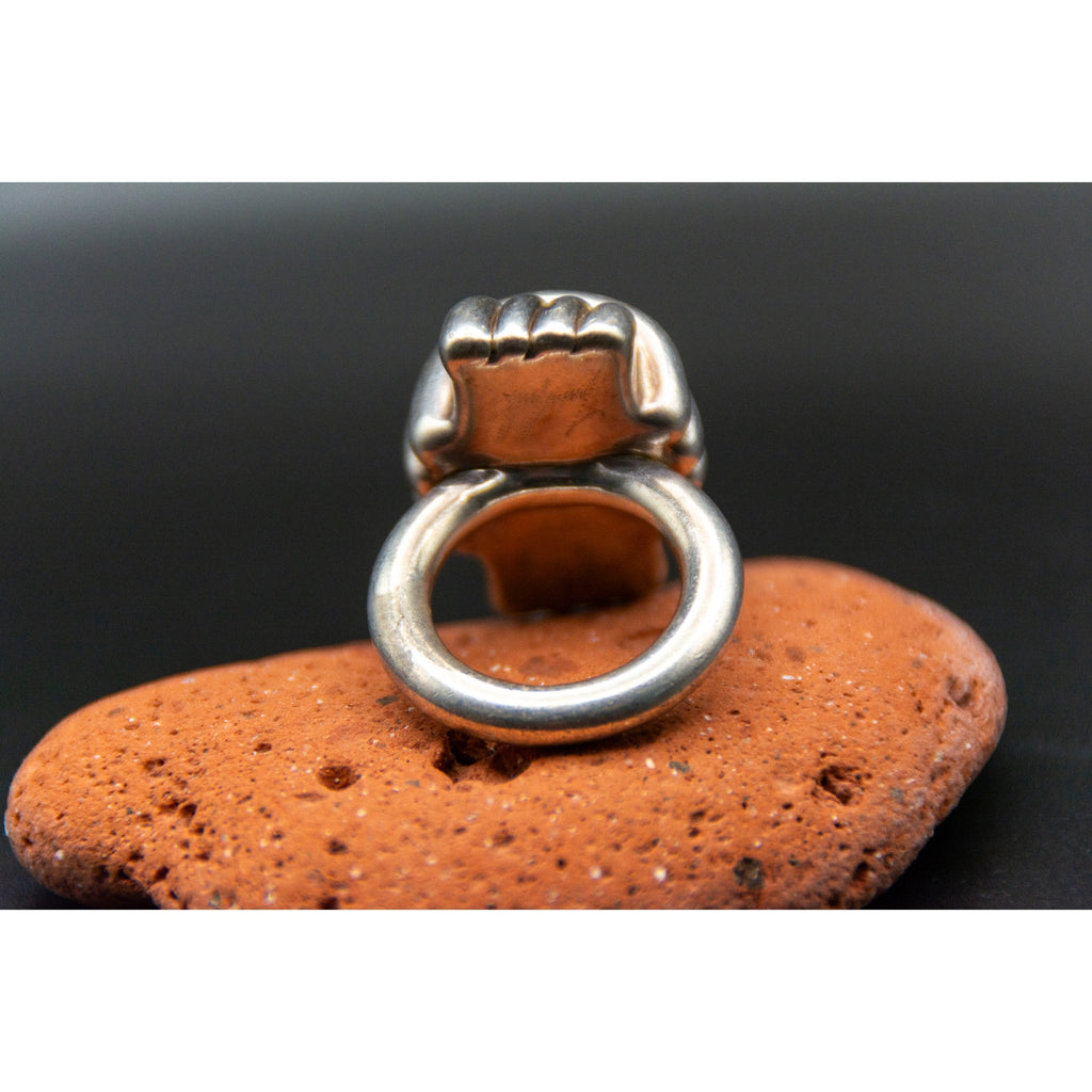 Modernist Knot Ring in 925 - Size 7 - 16g