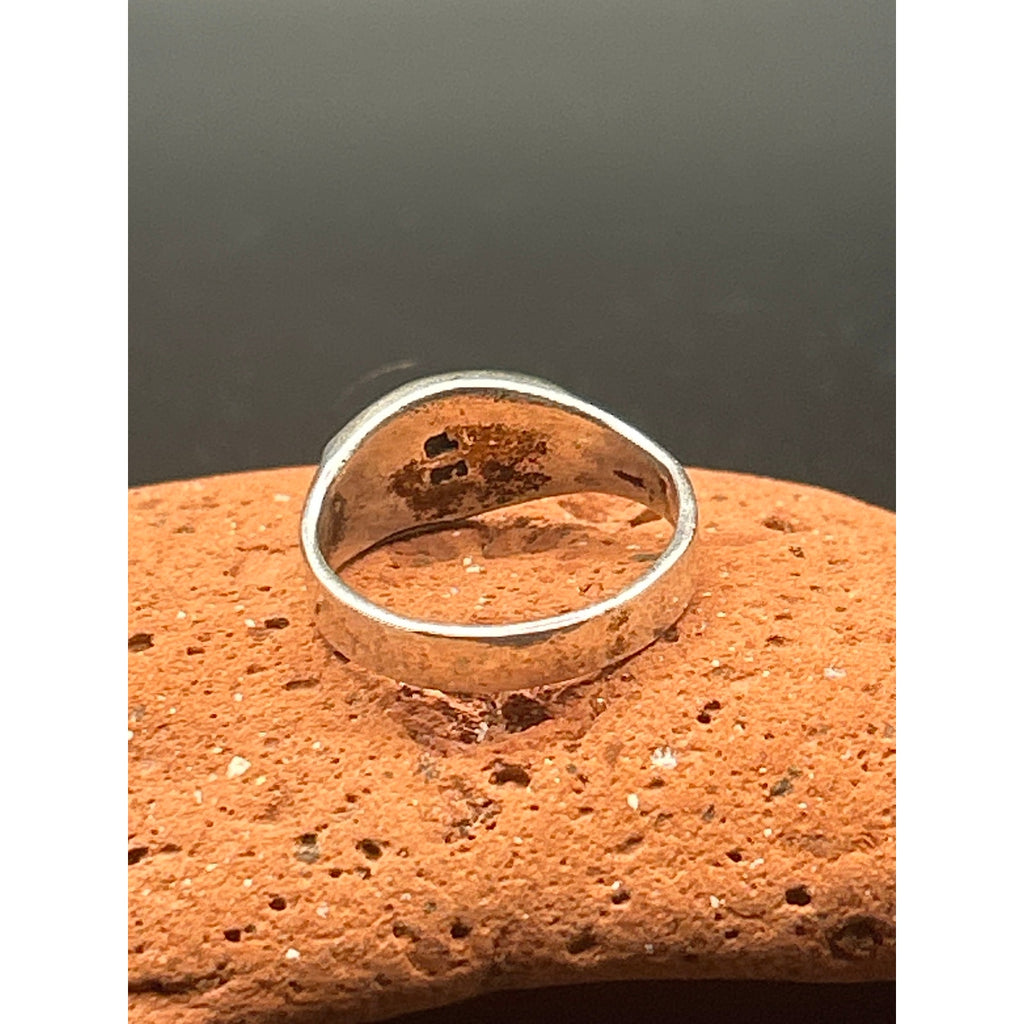 Vintage 90s Sterling Silver Bootleg Nike Swoosh Ring Size 7 Streetwear