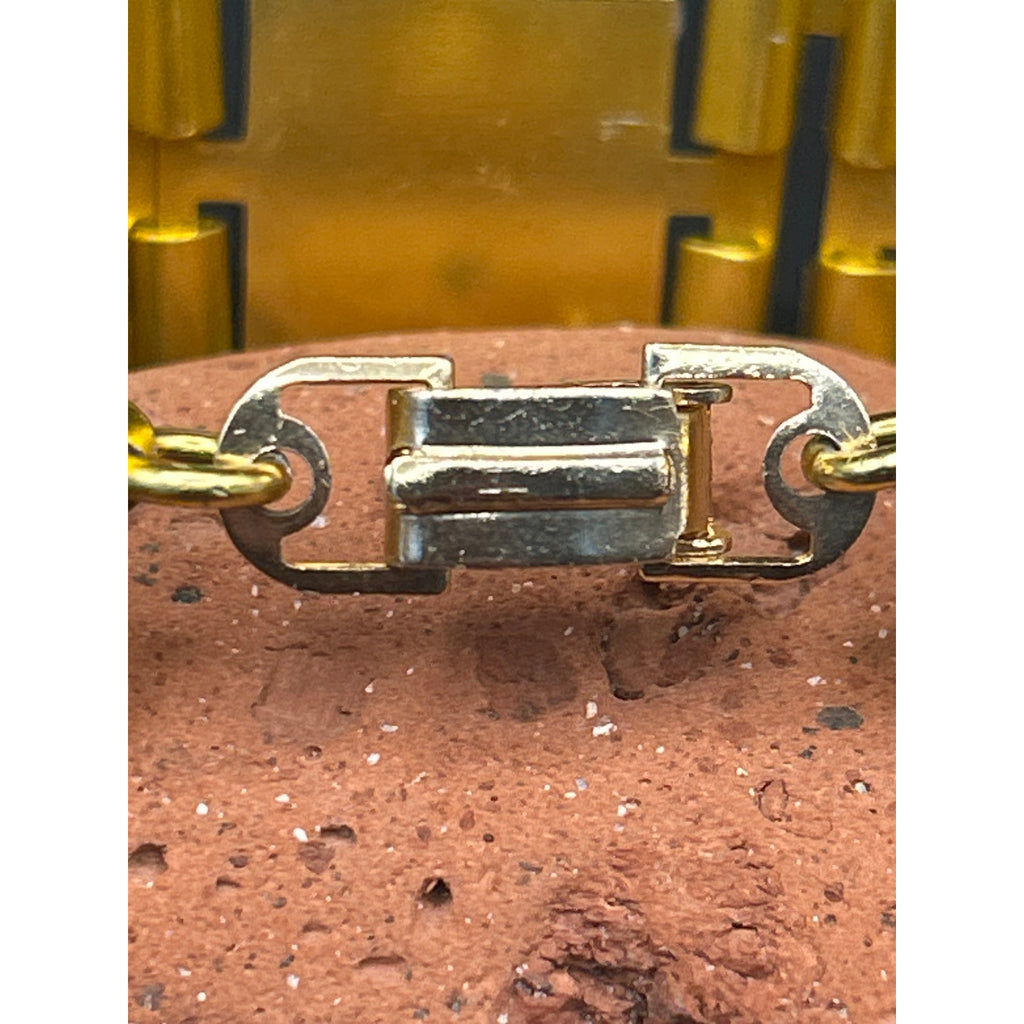 Vintage Enamel Belgium Tourist Bracelet Heraldic Crest Coat of Arms Links 7.25"