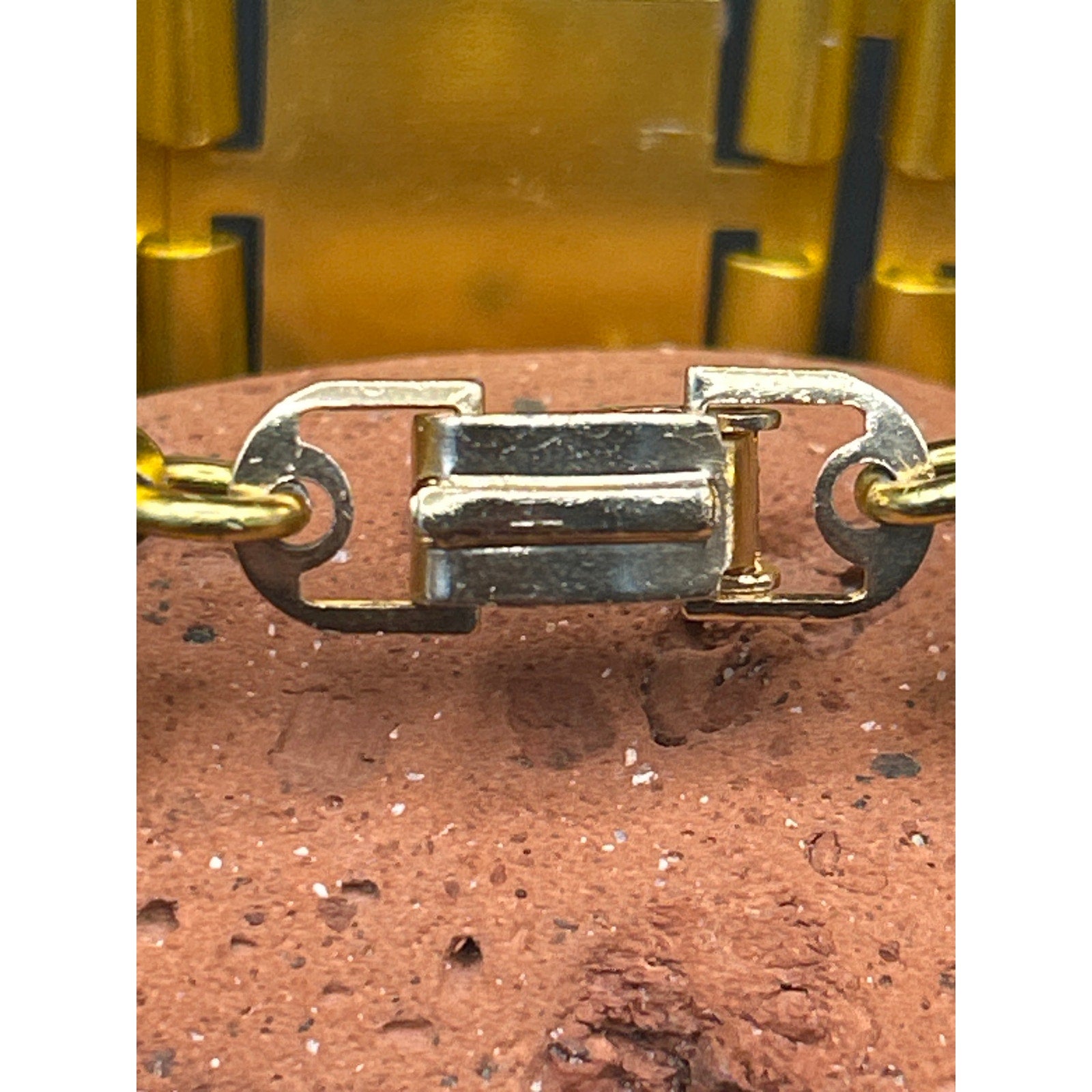 Vintage Enamel Belgium Tourist Bracelet Heraldic Crest Coat of Arms Links 7.25"