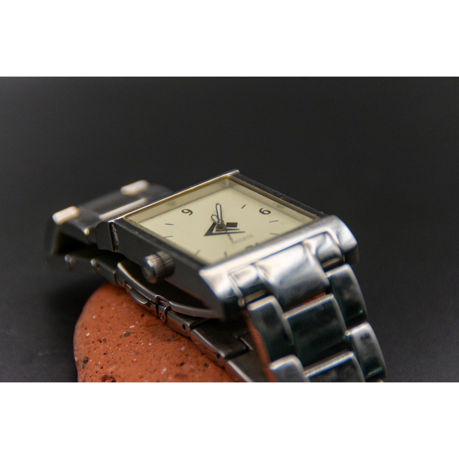 Silpada Designs Stainless Steel Tank or Boyfriend Watch - Needs battery