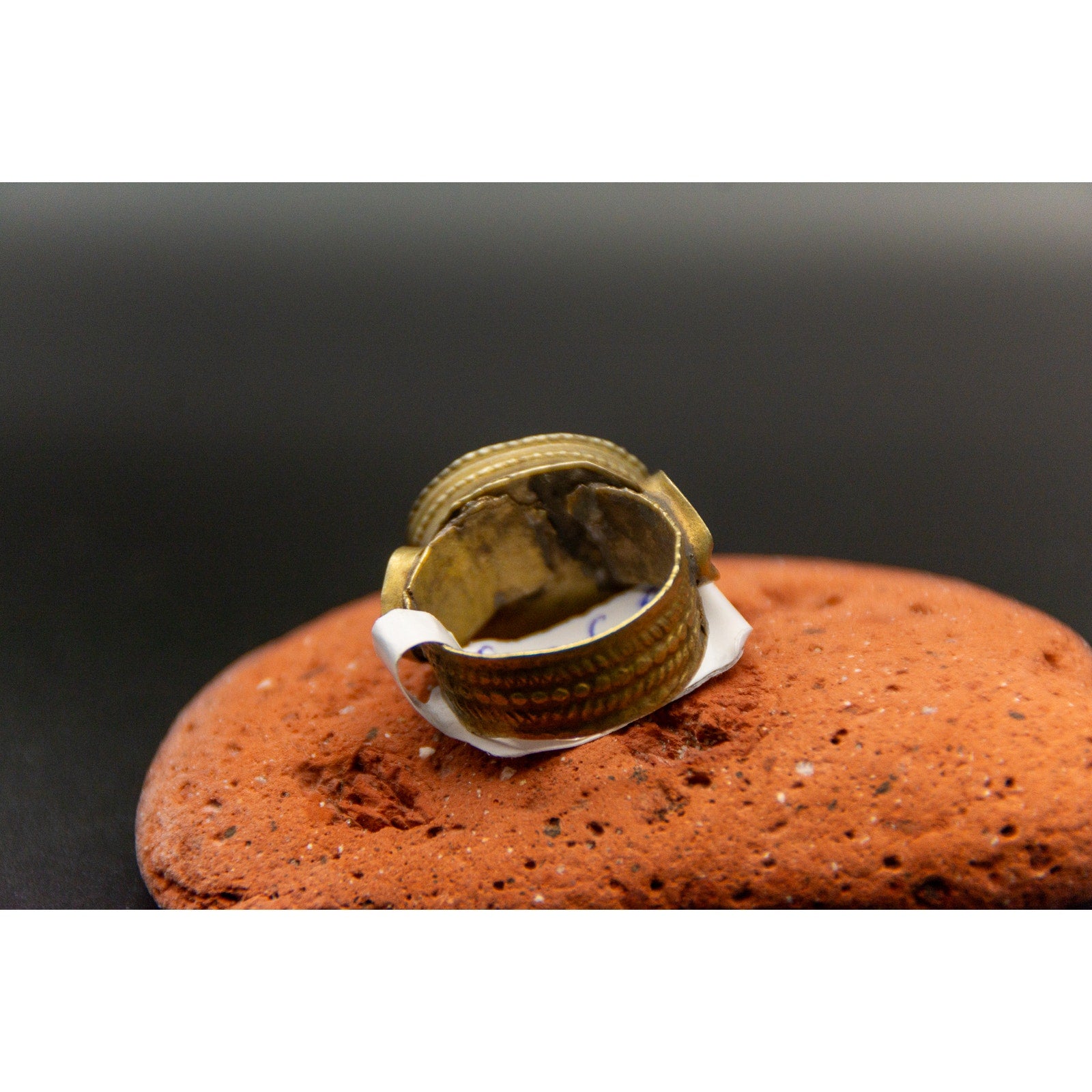 Stunning Lapis Lazuli Kochi Afghan Tribal Ring - Size 6.5