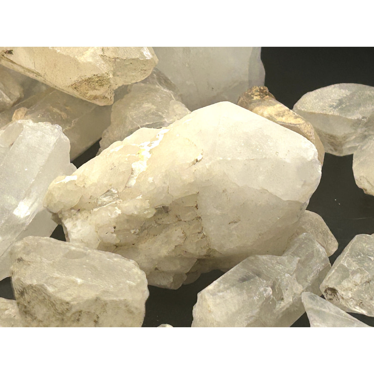Raw Madagascar Clear Quartz Crystal Points Bulk Lot 5 LBs Rough Mystery Scoop