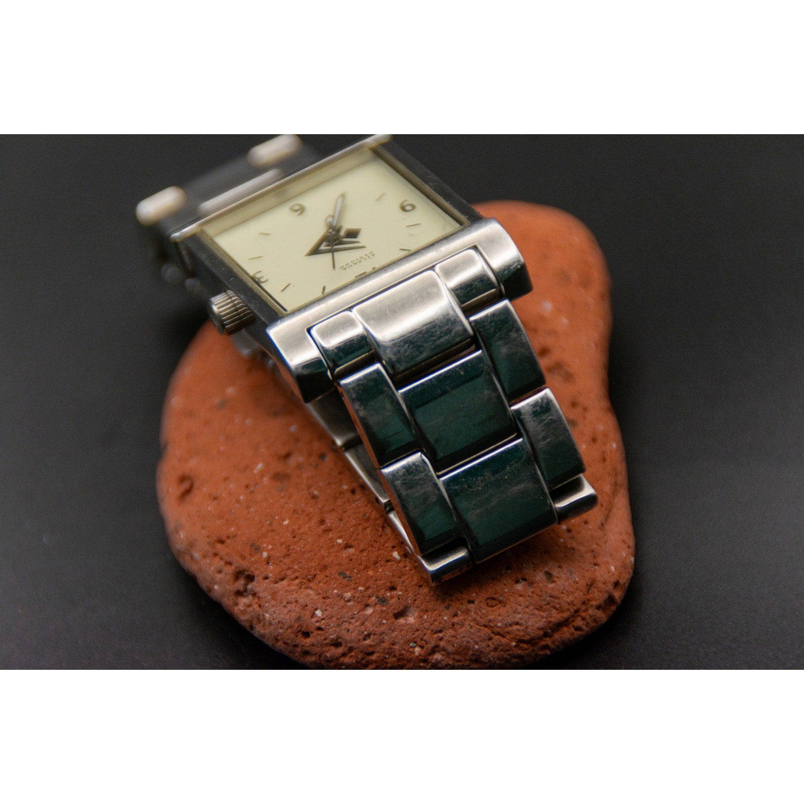 Silpada Designs Stainless Steel Tank or Boyfriend Watch - Needs battery
