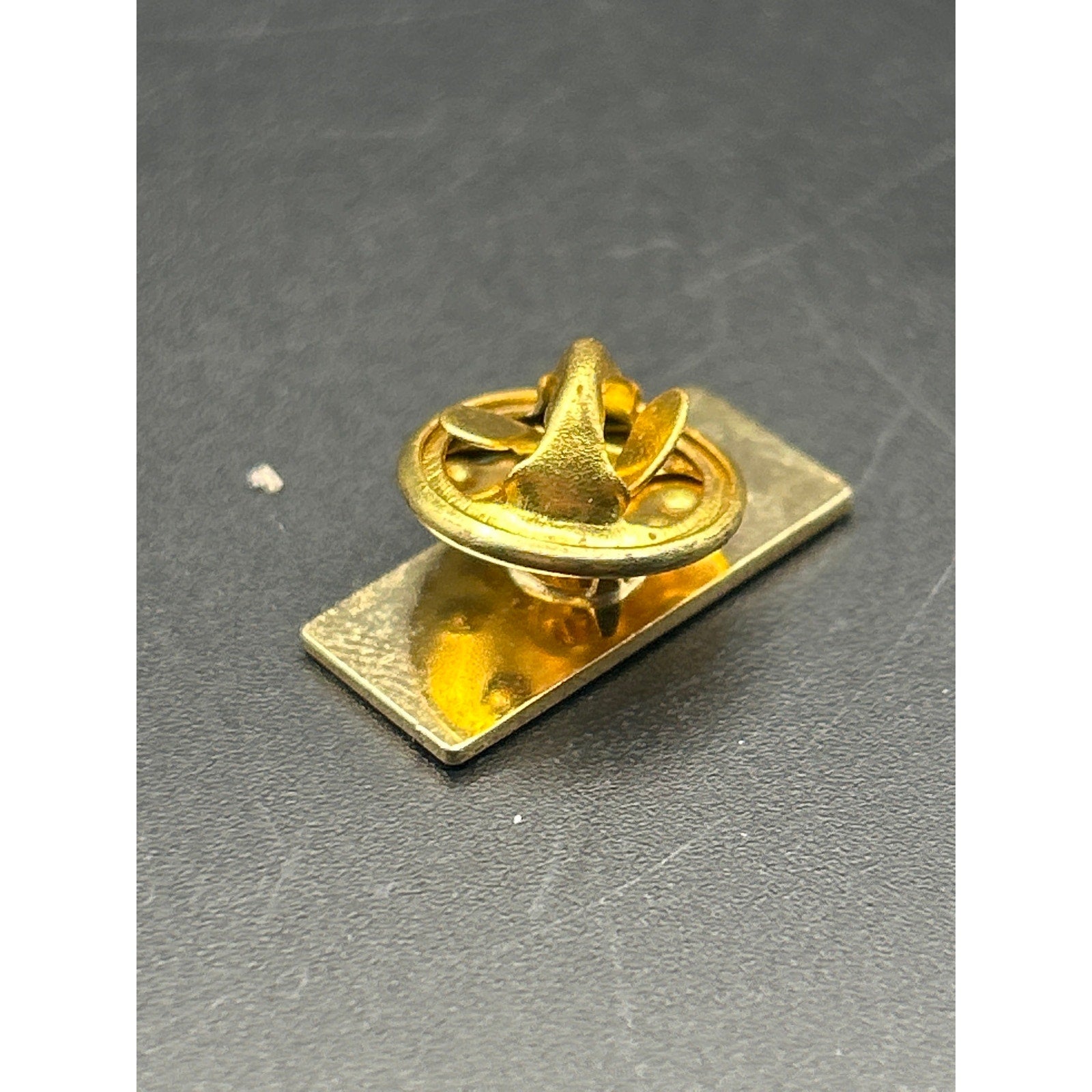 Vintage NYIT Gold Tone Lapel Pin | New York Institute of Technology Alumni Gift